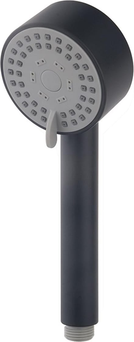 Wiesbaden UniMatch Cadans handdouche 3 standen Ø 8 cm mat zwart