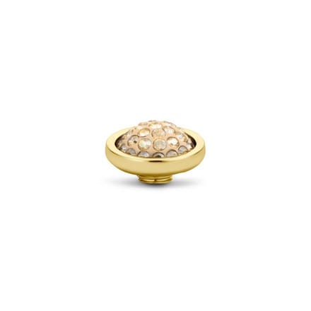 Melano Vivid Shiny Steentje Light Colorado Topaz Goud