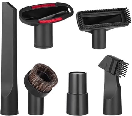 Stofzuiger Opzetstukken Set - 6 Universele Accessoires voor Efficiënt Schoonmaken