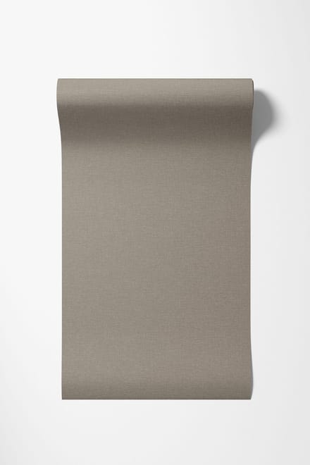Dutch Wallcoverings - Vliesbehang - Linen & Textures - uni taupe - LT10032