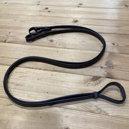 Riemen voor paard glad leer Jump'In