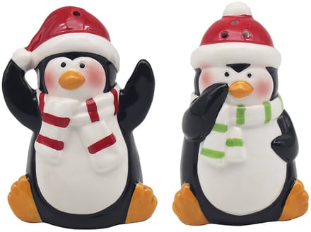 Lesser & Pavey - Peper en Zoutstel -Pinguins - Kerstmis