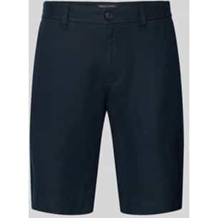 regular fit short van puur linnen model 'RESO JOGGER'