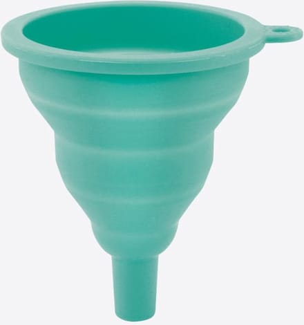 Dotz vouwbare trechter uit silicone aquablauw ø 8.5cm