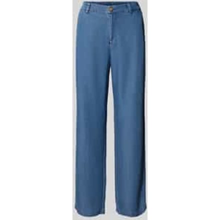 straight fit broek uit lyocellmix met viscose