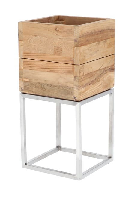 Jan Kurtz - Mini Garden plantenbak met frame - S - bruin