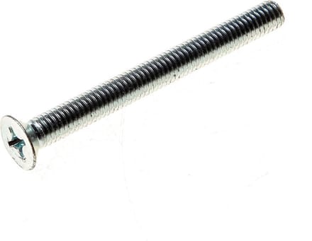 Kelfort Metaalschroef platverzonken kop phillips verzinkt 48 m5 x 30mm