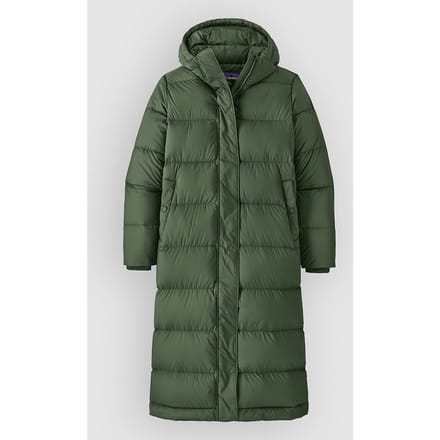 Patagonia Silent Down Long Parka groen