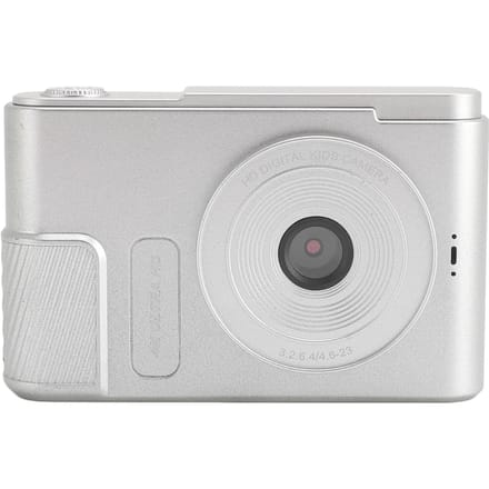 Digitale Camera 48MP 4K 16x Digitale Zoom 2.4 Inch Scherm Draagbare Compactcamera voor Kinderen Studenten zilver