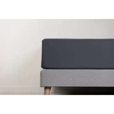 NL BL Emma Topper Cover Sateen 140x200 Darkgrijs