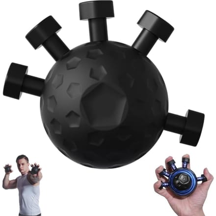Vingeroefenaar Trainer Handgriptrainer voor Rotsklimmen en Handkrachttraining met Duurzame Gripper zwart