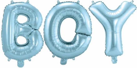 Geboorte Ballonnen Letter Set Boy 36cm