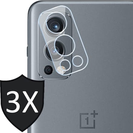 Camera Screenprotector geschikt voor OnePlus Nord 2 - 3x Glas Screen Protector