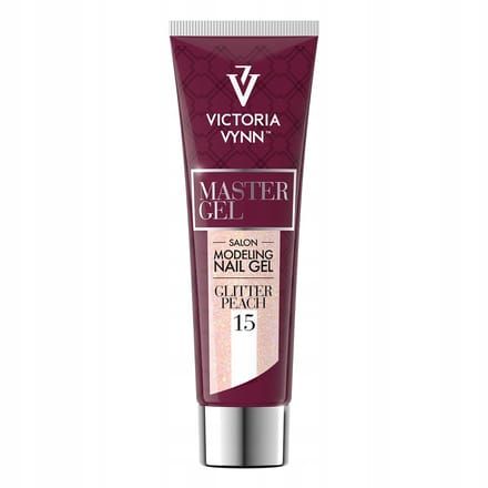 Victoria Vynn Master Gel Polygel 15 Glitter Perzik 60 g