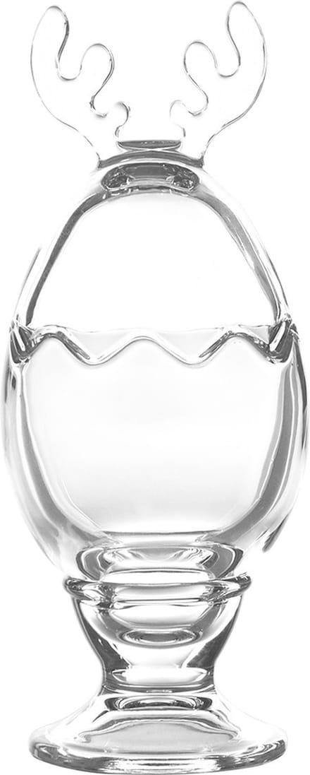 Clayre & Eef Glazen potje Ø 8x21 cm Transparant Glas