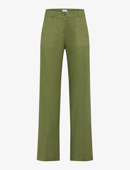 Brax Dames Palazzobroek  Style MAINE, groen, maat 34