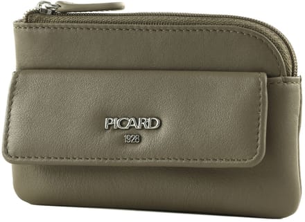 PICARD Leren sleutelgeval Bingo Key Case Gravel Taupe