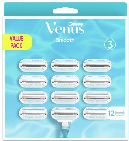 Gillette Venus Smooth Scheermesjes Voor Vrouwen - 12 Navulmesjes