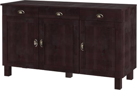 Toscana-Dressoir - 3-deuren 3-laden - Havana