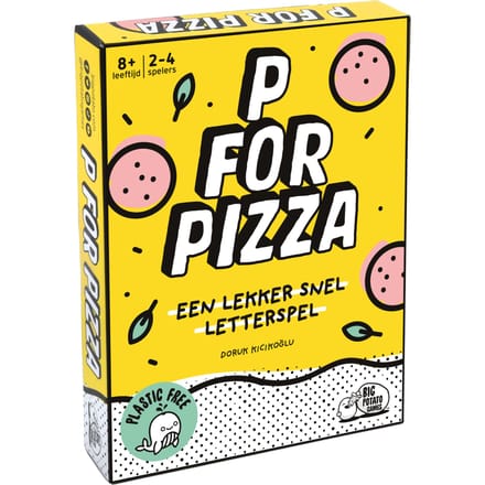 P for Pizza - Nederlandstalig Kaartspel - Partyspel