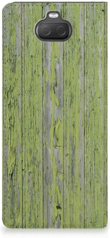 Sony Xperia 10 Book Wallet Case Green Wood