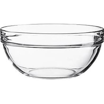 Glazen schaaltje, stapelbaar, Ø 105 x H 48 mm, 0,21 liter, 6 st