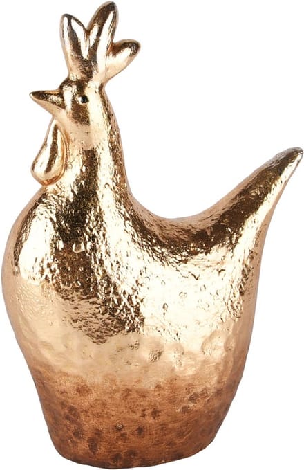 Dekoratief | Kip zittend, goud, TC, 17x9x25cm | A250734