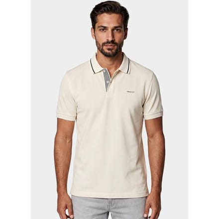 Gant Polo heren poloshirt met randdetails 2014054/130