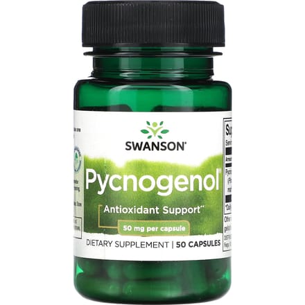 Pycnogenol, 50 mg, 50 capsules