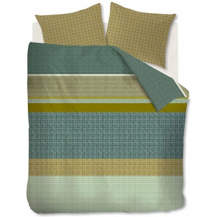 Beddinghouse Birger dekbedovertrek - Lits-Jumeaux - 240x200/220 - Groen
