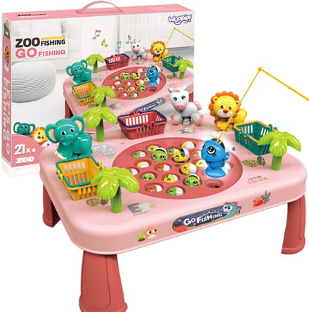 Woopie Fishing Arcadespel Interactieve Tafel Roze - UNI