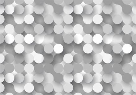 Fotobehangkoning - Behang - Vliesbehang - Fotobehang - Silver Net - 150 x 105 cm