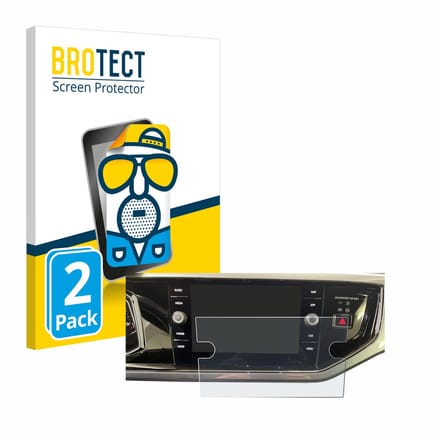 BROTECT - Screenprotector voor Volkswagen Polo VI Ready 2 Discover 8" - Folie Beschermfolie matte 2 Stuks