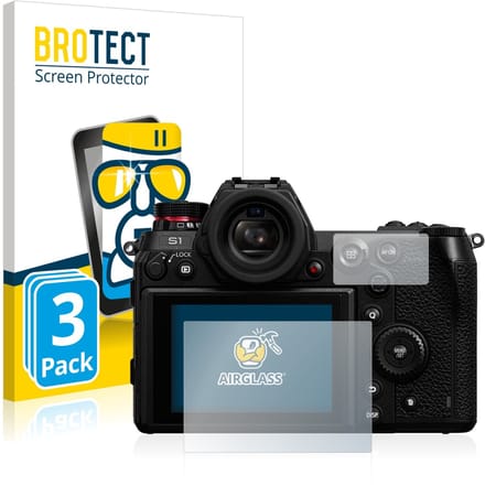 Screenprotector 3 Stuks voor Panasonic Lumix DC-S1 / Panasonic Lumix DC-S1R Beschermglas transparant