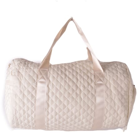 Giuliano nylon weekendtas Yara - Beige - Gestikt - Schoenvak