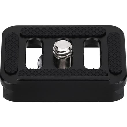 Mini Draagbare Aluminiumlegering Snelkoppelingsplaat Camera Mount Tackle Fotoaccessoire black