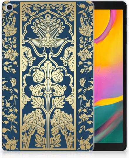 Samsung Galaxy Tab A 10.1 (2019) Siliconen Hoesje Beige Flowers
