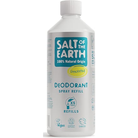 Salt of the Earth Deodorant Spray Parfumvrij Refill 500ml