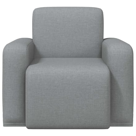 vidaXL - Fauteuil - Lichtgrijs - Stof