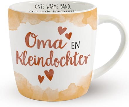 Mok - Enjoy - Oma & kleindochter - Met binnentekst