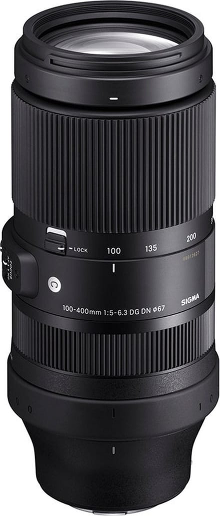 Sigma AF 100-400mm f/5-6.3 DG DN OS C + statiefklem TS-111  Sony FE-vatting