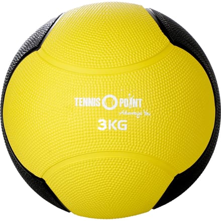 Tennis-Point 3kg Medicijnbal-Geel,Zwart