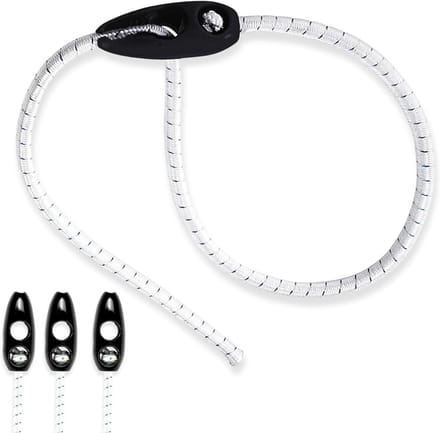 Elastische Spanners - Rubberen Banden - Zeker Bevestigen - Snel Verstelbaar - 75 cm - Zwart