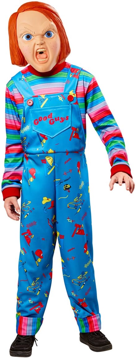 Chucky Kinderkostuum - Rubies - Maat 9-10 Jaar