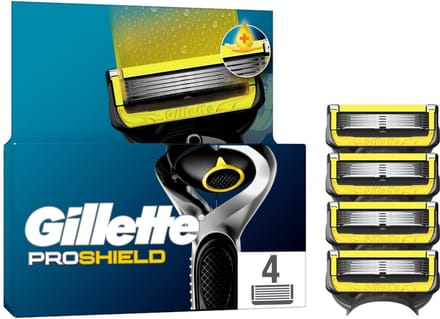 Gillette Proshield Navul Scheermessen - 4 Stuks