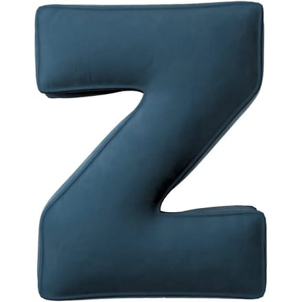 Kussen letter z Yellow Tipi Posh Velvet