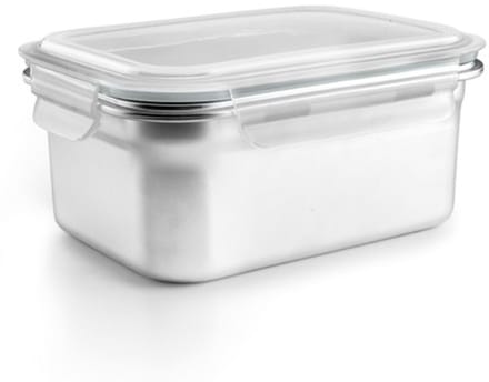 Lunchbox Ibili 669316 Grijs Roestvrij staal Rechthoekig 1,6 L