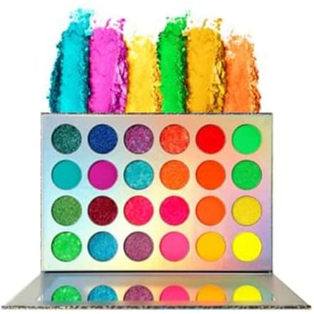 DE'LANCI - 24 Color Blacklight Eyeshadow Palette #24 Color Eyeshadow Palette