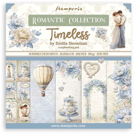 Stamperia - Timeless 8x8 Inch Paper Pack (SBBS127)