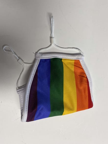Regenboog mondkapje - 3-laags
